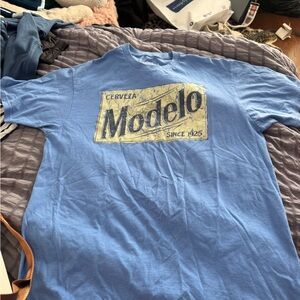ModelCo Light Blue Graphic Tee